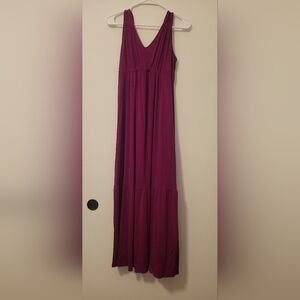 Isabel Maternity dress - Magenta- Size S